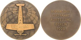 Slg. Joos - Medaillen, Plaketten, Abzeichen der Luftfahrt 1783-1945
 Bronzemedaille 1928 (C. Poellath) Internationale Luftfahrt-Ausstellung in Berlin...