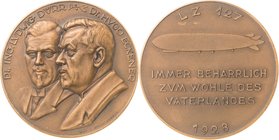 Slg. Joos - Medaillen, Plaketten, Abzeichen der Luftfahrt 1783-1945
 Bronzemedaille 1928 (Mayer & Wilhelm) Auf Dr. H. Eckener und Dr. L. Dürr - die S...