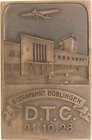 Slg. Joos - Medaillen, Plaketten, Abzeichen der Luftfahrt 1783-1945
 Einseitige Plakette 1928 (Mayer & Wilhelm) Sternfahrt Böblingen. Flugzeug über G...