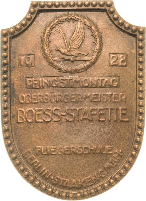 Slg. Joos - Medaillen, Plaketten, Abzeichen der Luftfahrt 1783-1945
 Einseitige...