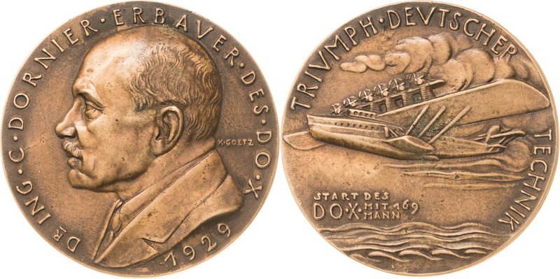 Slg. Joos - Medaillen, Plaketten, Abzeichen der Luftfahrt 1783-1945
 Bronzeguss...