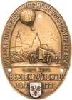 Slg. Joos - Medaillen, Plaketten, Abzeichen der Luftfahrt 1783-1945
 Einseitige Bronzeplakette 1929 (G. Brehmer) Ballonbegleitfahrt des Automobilclub...