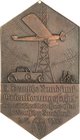 Slg. Joos - Medaillen, Plaketten, Abzeichen der Luftfahrt 1783-1945
 Einseitige Bronzeplakette 1933 (A. Schwerdt) 3. Deutsche Rundfunk-Orientierungsf...