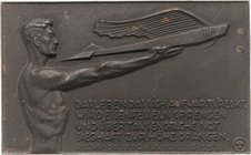 Slg. Joos - Medaillen, Plaketten, Abzeichen der Luftfahrt 1783-1945
 Einseitige Eisengussplakette 1937 (R. Moll / Lauchhammer) Deutschlandflug Riesa....