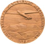 Slg. Joos - Medaillen, Plaketten, Abzeichen der Luftfahrt 1783-1945
 Einseitige Holzplakette 1937 (Holzschnitzerei Menz, Kleinsassen/Rhön) 18. Rhön-S...