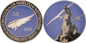 Slg. Joos - Medaillen, Plaketten, Abzeichen der Luftfahrt 1783-1945
 Emaillierte Bronzeplakette 1938. Internationaler Segelflugwettbewerb Wasserkuppe...