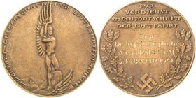 Slg. Joos - Medaillen, Plaketten, Abzeichen der Luftfahrt 1783-1945
 Bronzegussmedaille o.J. (Gravur 1941). Für Verdienste um den Fortschritt der Luf...