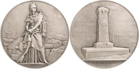 Luft- und Raumfahrt
 Silbermedaille 1871 (J.C. Chaplain) Belagerung von Paris 1870-1871. Lutetia vor Kanone, im Hintergrund Stadtansicht, darüber rec...