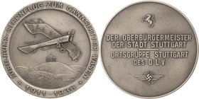 Luft- und Raumfahrt
 Versilberte Bronzemedaille 1936 (unsigniert) Jubiläums-Sternflug zum Canstatter Wasen, verliehen vom Oberbürgermeister der Stadt...