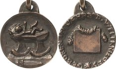 Medailleur Gies, Ludwig 1887-1966
 Bronzegussmedaille o.J. "Geboren im Jahre des Weltkrieges". Wiege mit strampelndem Kleinkind / Leere Schrifttafel ...