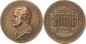 Medailleur Goetz, Karl 1875 - 1950
 Bronzegussmedaille 1916. 29. Geburtstag von Maximilian Gantner, Numismatiker und Chefkassierer der Staatsbank Mün...
