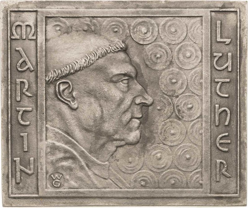 Reformation-Personen
Luther, Martin 1483-1546 Einseitige Altzinnplakette 2000 (...