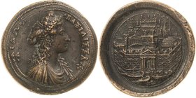 Renaissancemedaillen
 Bronzegussmedaille o.J. (A. Cesati) Dido Königin von Karthago. Brustbild Didos nach rechts / Fantasieansicht Karthagos. 52 mm, ...