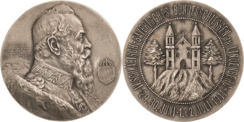 Schützenmedaillen - Deutschland
Lindenberg Silbermedaille 1911 (Lauer) IV. Schw...