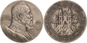 Schützenmedaillen - Deutschland
Lindenberg Silbermedaille 1911 (Lauer) IV. Schwäbisch-bayerisches Bundesschießen. Uniformiertes Brustbild des Prinzre...