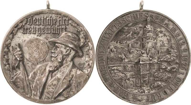 Schützenmedaillen - Deutschland
Ohrdruf Silbermedaille 1926 (H. Wernstein) 4. G...