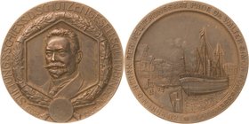 Schützenmedaillen - Deutschland
Tübingen Bronzemedaille o.J. (M. & W. Stuttgart) Stiftungsschießen der Schützengesellschaft Tübingen. Brustbild von W...