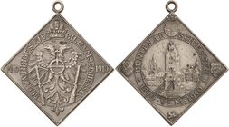 Schützenmedaillen - Deutschland
Ulm Silbermedaille 1910 (F. Miller) 500-jähriges Jubiläumsschießen und das Centenarschießen. Reichsadler mit Armbrust...