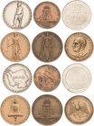 Allgemein
Lot-6 Stück Medaillen aus Silber und Bronze auf die Ereignisse der 1. Hälfte des 20. Jahrhunderts. Dabei: 2 Bronzemedaillen 1913 - Jahrhund...