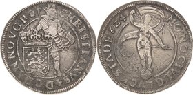 Dänemark
Christian IV. 1588-1648 Speciesdaler 1624, Glückstadt Hede 156 Davenport 3668 Sehr selten. Leicht korrodiert, sehr schön