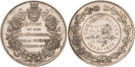 Frankreich
Dritte Republik 1870-1940 Silbermedaille 1873 (Lecomte) Auszeichnungsmedaille für Erwachsenenkurse im Department Seine inferieure. 5 Zeile...
