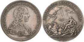 Frankreich-Medaillen und Marken
 Silbermedaille 1703. Louis Alexandre de Bourbon, Graf von Toulouse, Admiral von Frankreich Brustbild nach rechts / I...