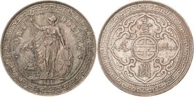 Großbritannien
George V. 1910-1936 Dollar 1930, o. Mzz. Handelsdollar Davenport 407 KM T 5 Feine Patina, vorzüglich