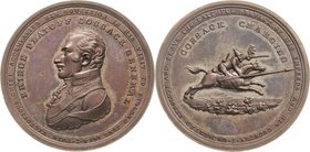 Russland
Alexander I. 1801-1825 Bronzemedaille 1814 (D. Westwood) Auf den Aufenthalt des russischen Generals und Donkosaken-Atamans Matwei Iwanowitsc...