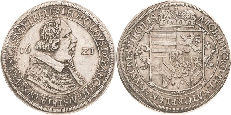 Habsburg
Erzherzog Leopold V. 1619-1632 Taler 1621, Hall Davenport 3330 Voglhub...