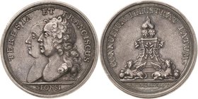 Habsburg
Karl VI. 1711-1740 Silbermedaille 1736 (P.P. Werner) Vermählung seiner Tochter Maria Theresia mit Herzog Franz von Lothringen. Brustbilder d...