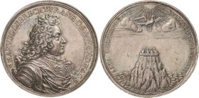Anhalt-Köthen
Leopold, unter Vormundschaft seiner Mutter Gisela Agnes 1704-1715 Silbermedaille 1704 (Ch. Wermuth) Auf den Tod seines Vaters Emanuel L...