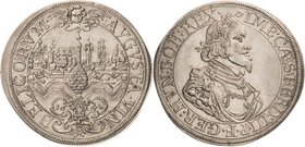 Augsburg-Stadt
 Taler 1641. Mit Titel und Porträt Ferdinand III. Stadtansicht Forster 286 Davenport 5039 Vorzüglich