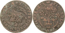 Sachsen-Kurlinie ab 1547 (Albertiner)
Johann Georg I. (1611-) 1615-1656 Rechenpfennig 1622 des Münzmeisters Herbart von Lünen Greif auf einem Postame...