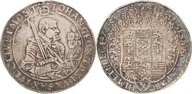 Sachsen-Kurlinie ab 1547 (Albertiner)
Johann Georg I. (1611-) 1615-1656 Taler 1651, CR-Dresden C/K 169 Schnee 879 Davenport 7612 Sehr schön+