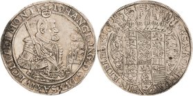 Sachsen-Kurlinie ab 1547 (Albertiner)
Johann Georg I. (1611-) 1615-1656 Taler 1654, CR-Dresden C/K 169 Schnee 879 Davenport 7612 Prachtexemplar. Winz...
