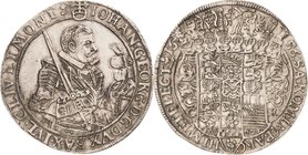 Sachsen-Kurlinie ab 1547 (Albertiner)
Johann Georg I. (1611-) 1615-1656 Taler 1656, CR-Dresden C/K 170 Schnee 892 Davenport 7612 Von größter Seltenhe...