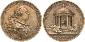 Sachsen-Kurlinie ab 1547 (Albertiner)
Friedrich Christian 1763 Bronzegußmedaille 1763 (F.A. Schega) Auf den Tod seines Vaters, Kurfürst Friedrich Aug...