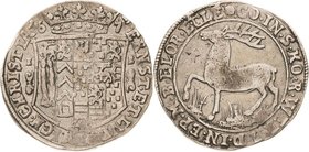Stolberg-Wernigerode
Ernst und Ludwig Christian 1672-1677 1/3 Taler 1673, IB-Rotteborde Friederich 1314 Sehr schön-vorzüglich