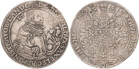 Sammlung Theobald Seitz - Sachsen-Weimar Sachsen-Alt-Weimar 1572-1603
Friedrich Wilhelm 1591-1602, als Administrator von Kursachsen Taler 1594, B mit...