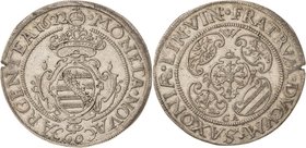 Sammlung Theobald Seitz - Sachsen-Weimar Sachsen-Mittel-Weimar 1603-1640
Johann Ernst und seine 6 Brüder 1619-1622 Kipper-Gulden (60 Kreuzer) 1622, W...