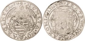 Sammlung Theobald Seitz - Sachsen-Weimar Sachsen-Mittel-Weimar 1603-1640
Johann Ernst und seine 6 Brüder 1619-1622 Kipper-Gulden (60 Kreuzer) 1622, o...
