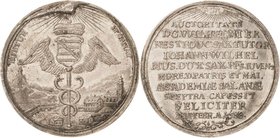 Sammlung Theobald Seitz - Sachsen-Weimar Sachsen-Jena
Johann Wilhelm 1678-1690 1/2 Taler 1688, HIW-Nürnberg Auf die Übernahme des Rektorats durch den...