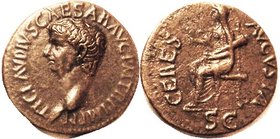 Dup., CERES AVGVSTA, Ceres std l; Strong VF, nrly centered, complete lgnds, brown patina, a little grainy mainly on rev; bold features with well-detai...