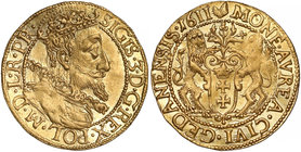 Zygmunt III Waza, Dukat Gdańsk 1611 - piękny R5
