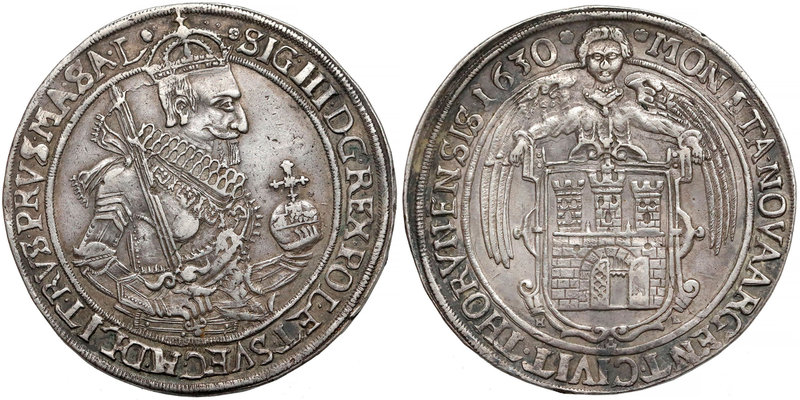 Zygmunt III Waza, Talar Toruń 1630 HL - Hans Lippe - RZADKI
 Bardzo ładny egzem...