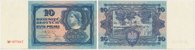 10 złotych 1928 - rzadki banknot nieobiegowy