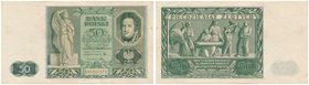 50 złotych 1936 - niebiegowy banknot z Janem Henrykiem Dąbrowskim