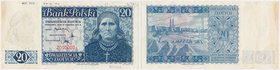 Londyn, 20 złotych 1939 - CANCELLED - Z 000000