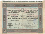 Towarzystwo Akcyjne Fabryki Wyrobów Żelaznych 'WŁ. GOSTYŃSKI i S-ka', Em.2, 250 rubli 1899