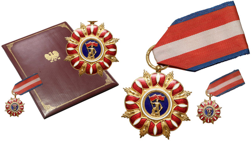 Order Budowniczych Polski Ludowej dla Mariana Spychalskiego - ostatniego marszał...